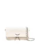 Zadig&Voltaire Rock Nano zip-fastening mini bag - Neutrals