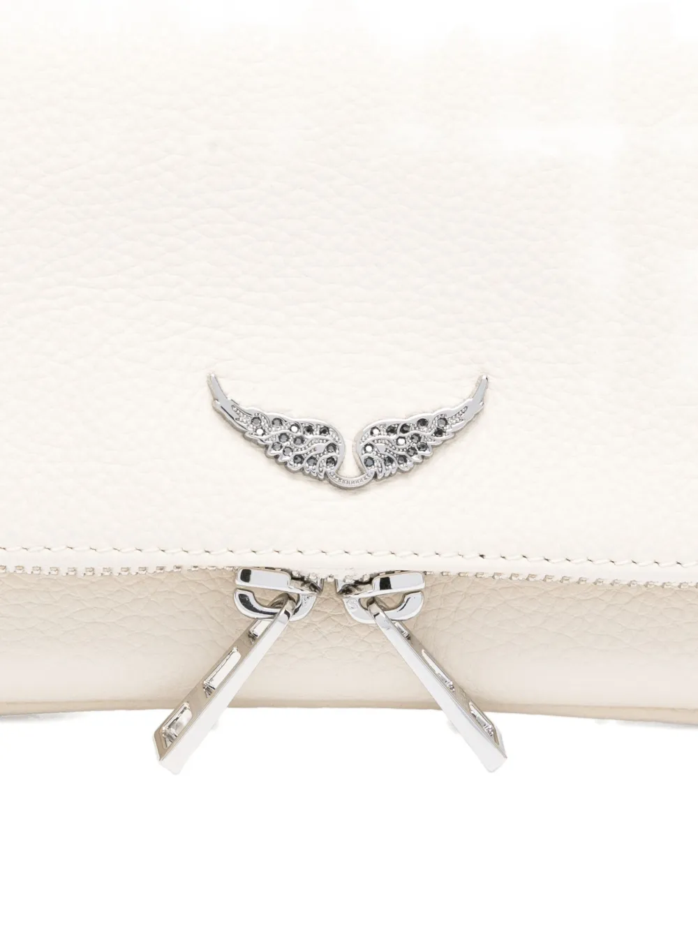 Zadig&Voltaire Rock Nano mini-tas met ritssluiting Beige