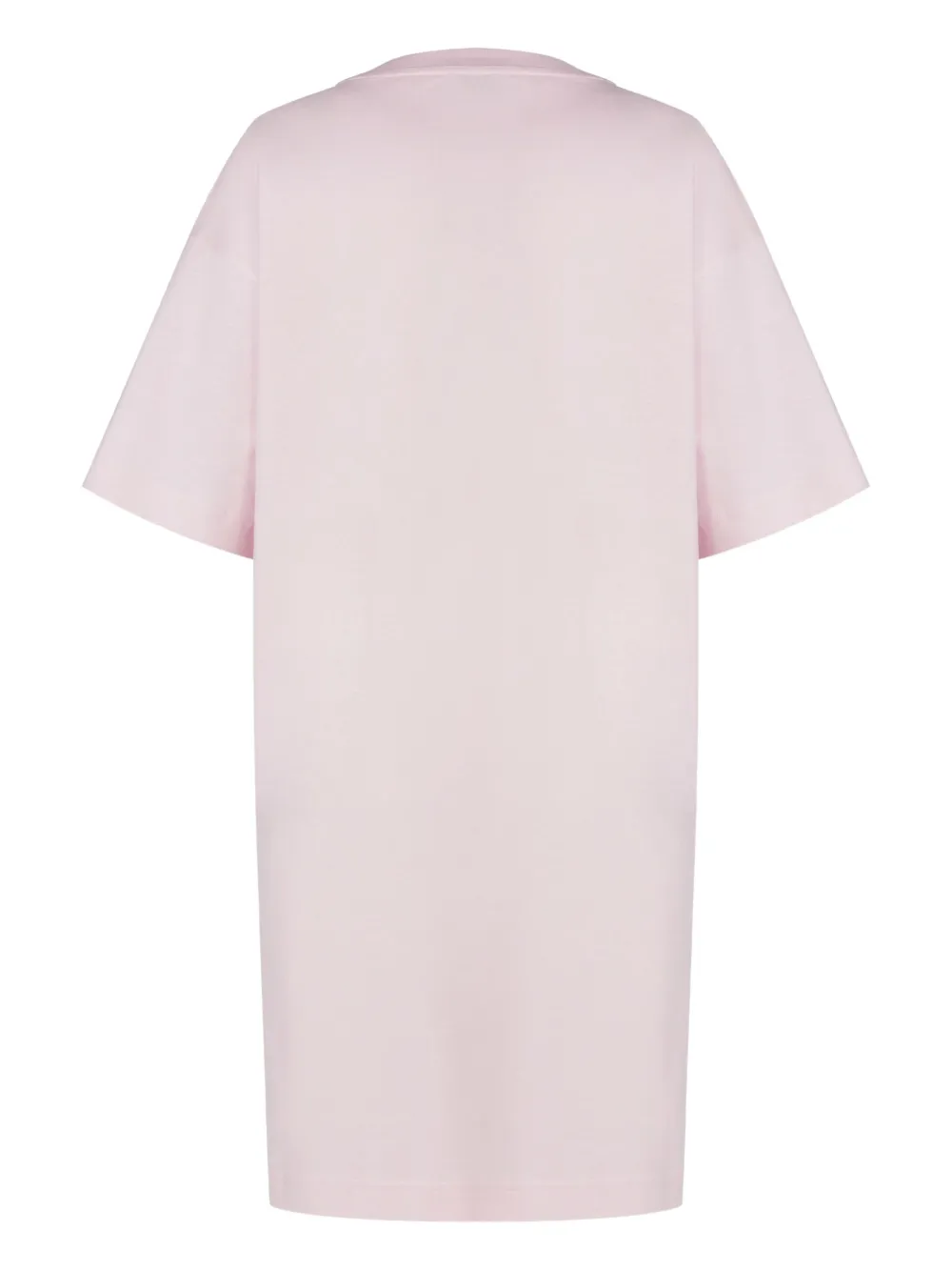 Moschino T-shirtjurk met ganzenprint - Roze