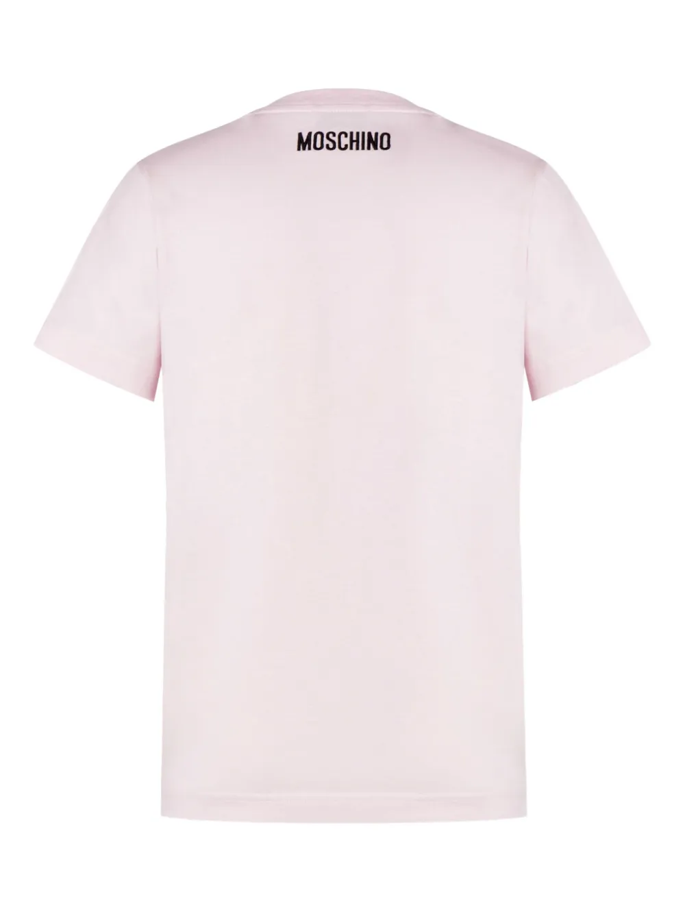 Moschino T-shirt met geborduurde gans Roze