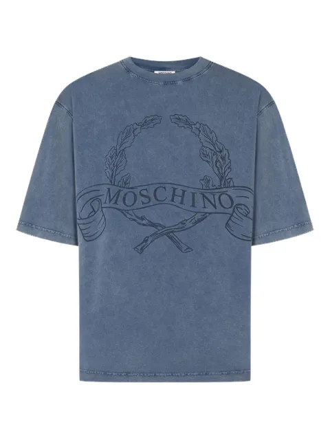 Moschino t-shirt Laurel Wreath à motif brodé
