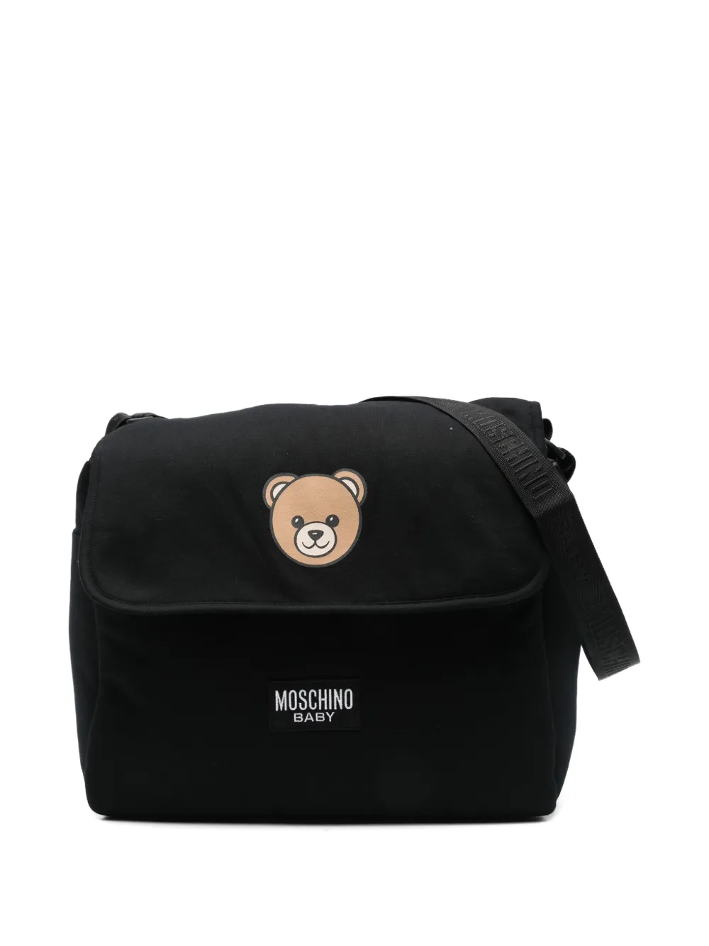 Moschino Kids Teddy Bear-print changing bag Zwart
