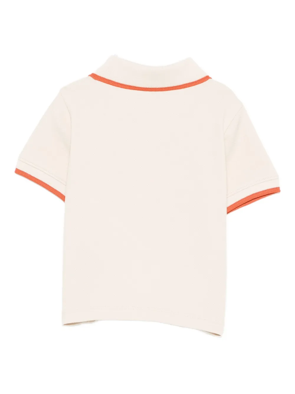 Emporio Armani Kids logo-detailed polo shirt Beige
