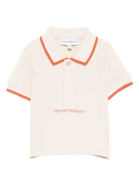 Emporio Armani Kids logo-detailed polo shirt