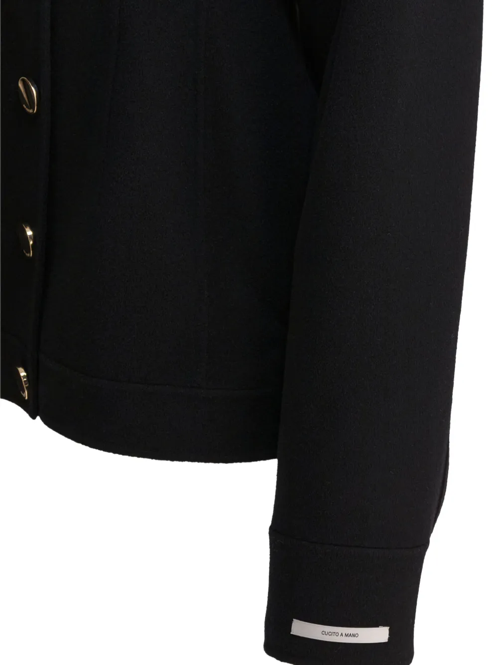 Max Mara Wollen jack Zwart
