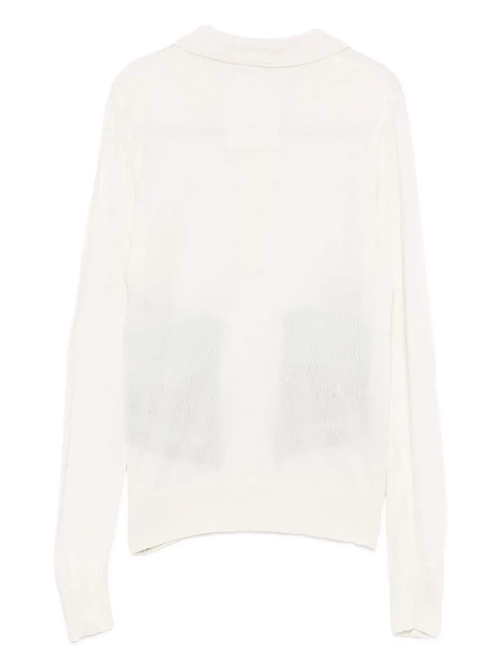 Versace Pre-Owned 2001 geometric-embroidery polo shirt | Image 2