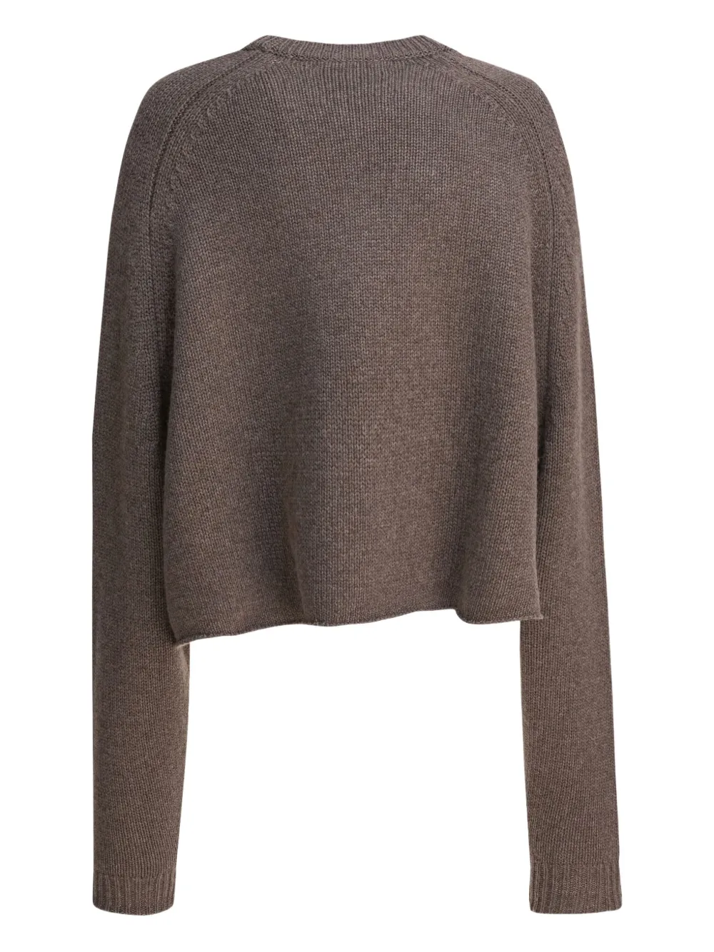 Lisa Yang cashmere cropped sweater Grijs