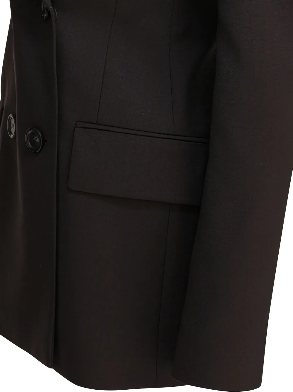 Max Mara Adamo double-breasted wool blazer Bruin
