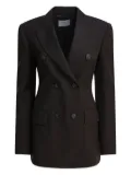 Sportmax Adamo double-breasted wool blazer - Brown