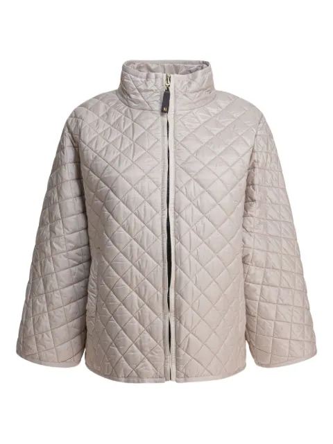 Max Mara Delfina quilted zip-front jacket