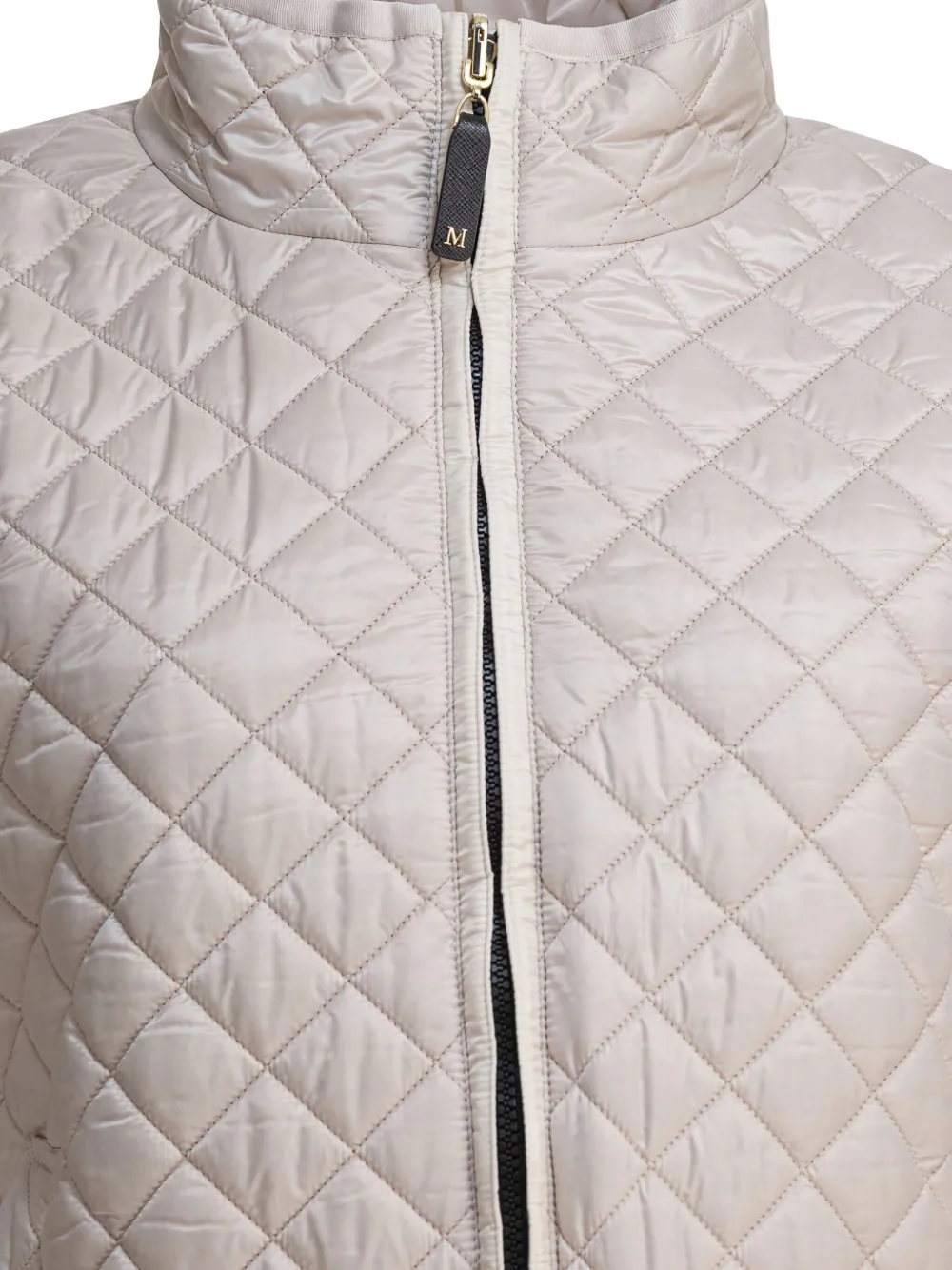 Max Mara Delfina gewatteerd jack met rits Beige