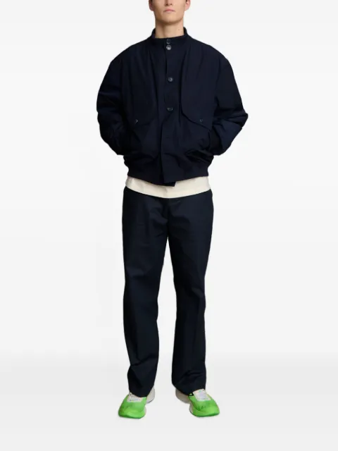 Palmes rib collar jacket 