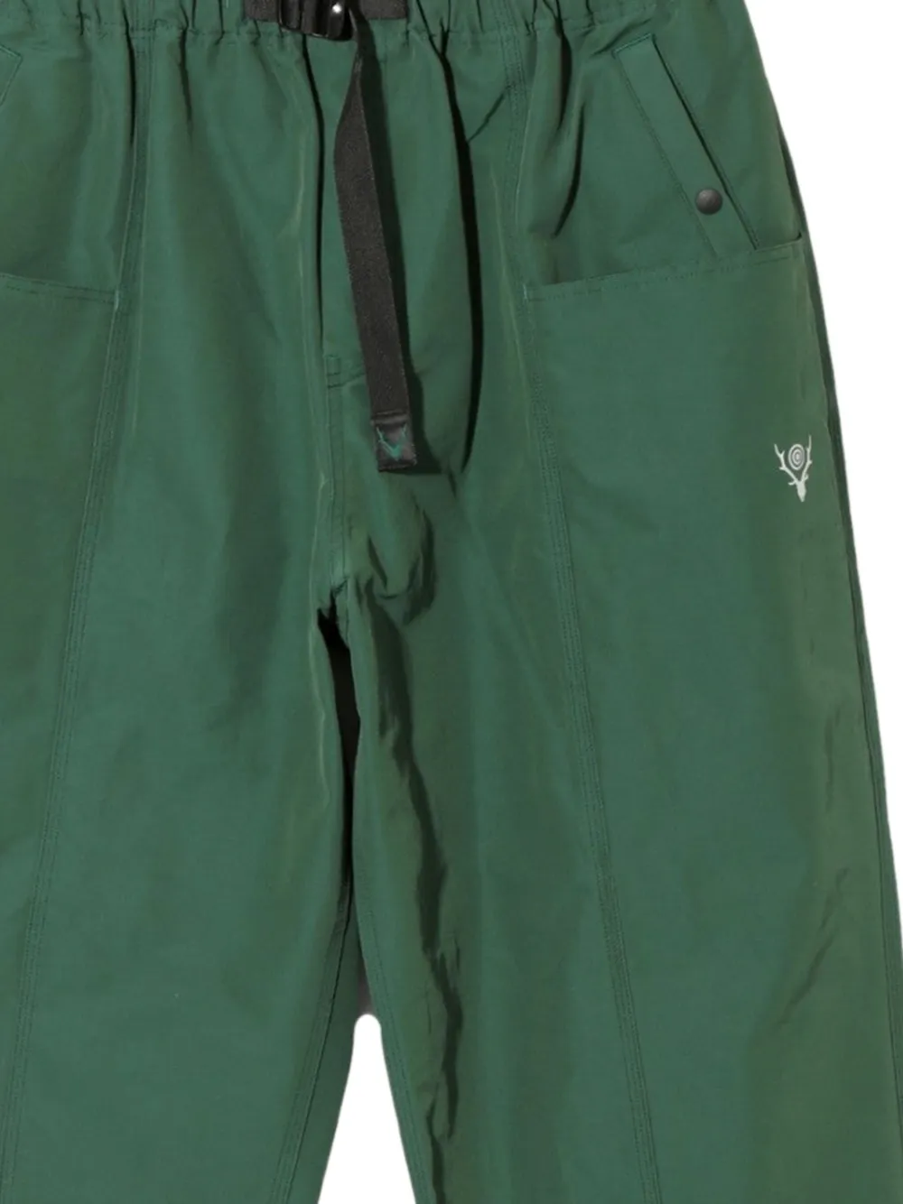 SOUTH2 WEST8 Broek met ceintuur - Groen