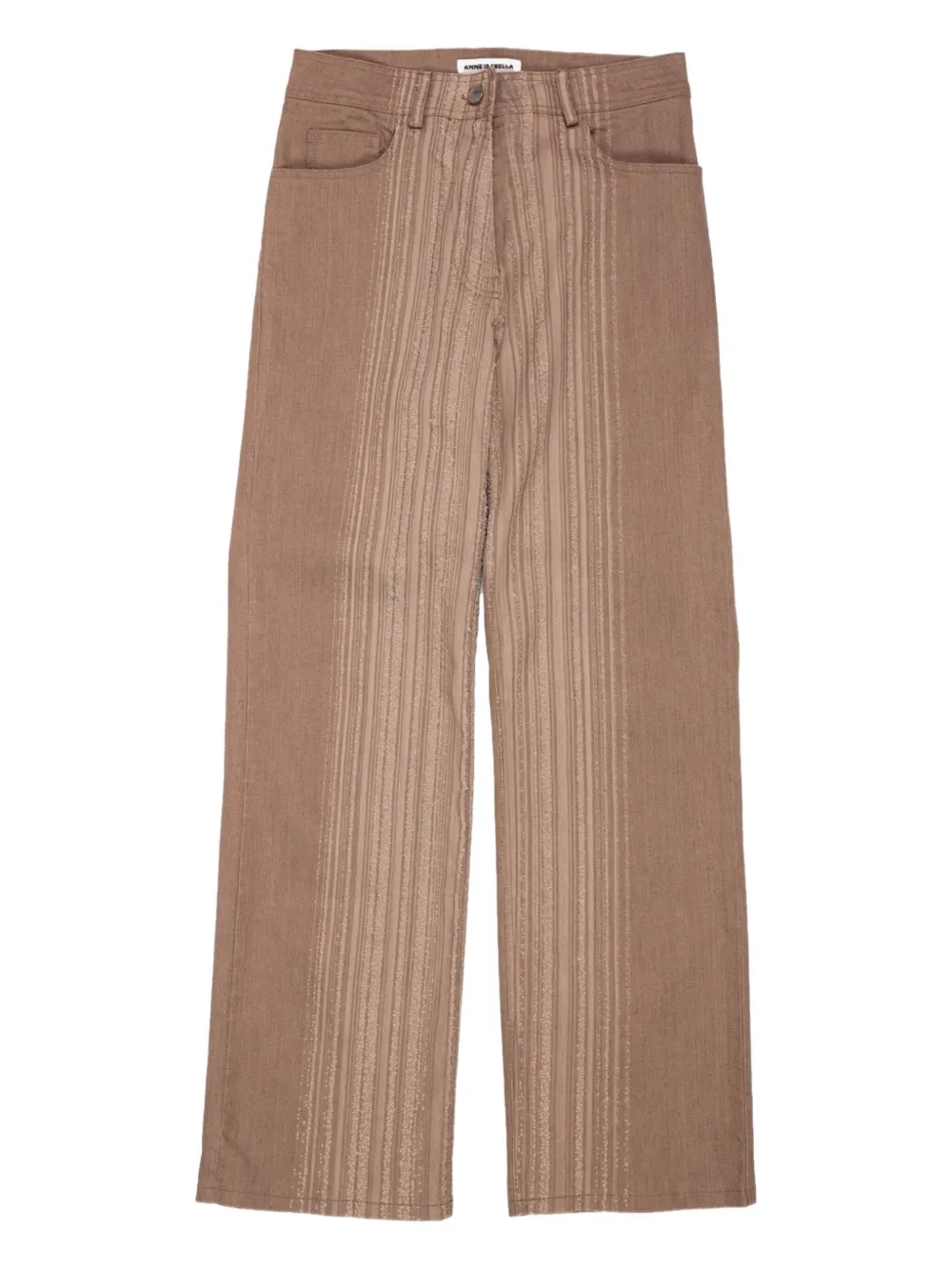 Anne Isabella laser-treated jeans | Brown | Image 1
