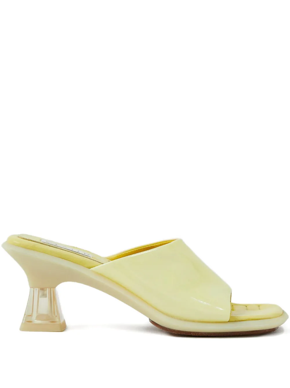Miista 42mm Synthia square-toe sandals Yellow