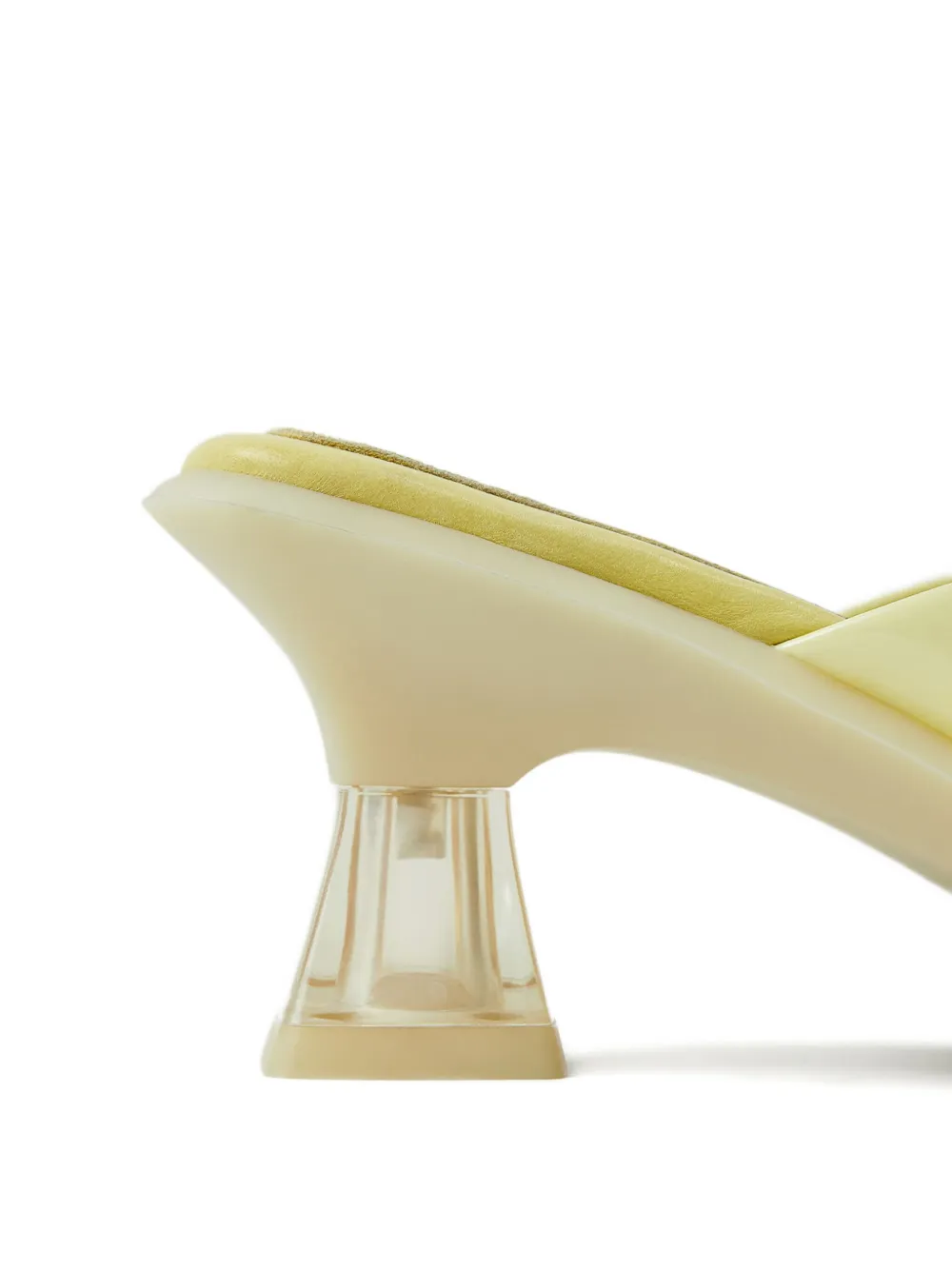 Miista 42mm Synthia square-toe sandals Yellow
