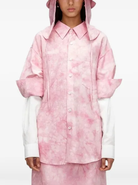 UMBER POSTPAST chemise à imprimé tie dye