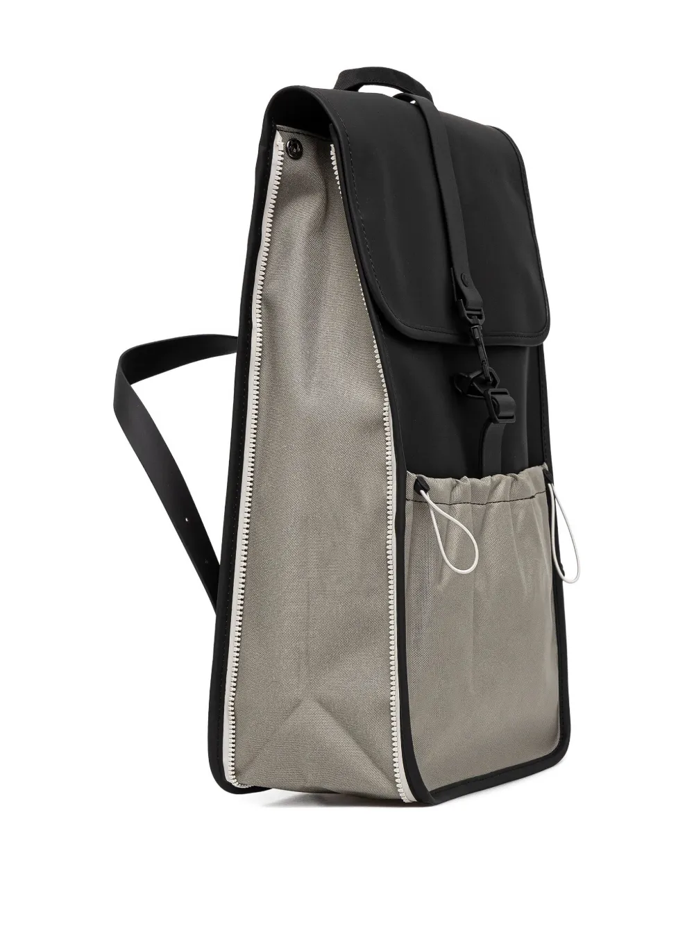 Rains Mix flap-pocket backpack Zwart