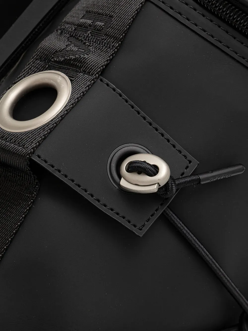 Rains Trail Cord Sling Bag In Black