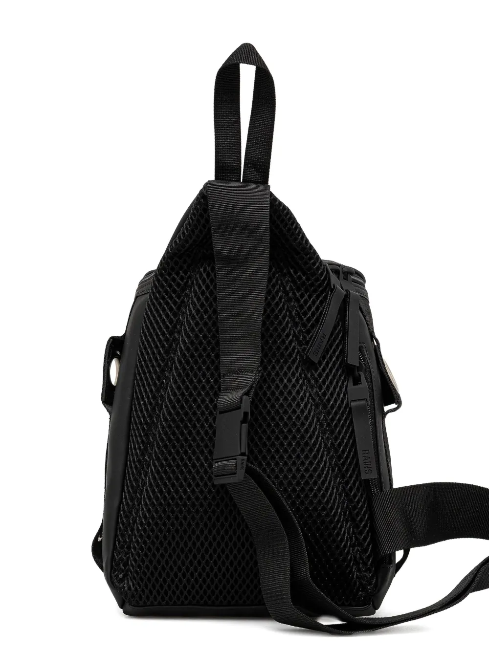 Rains Trail Cord Sling Bag In Black