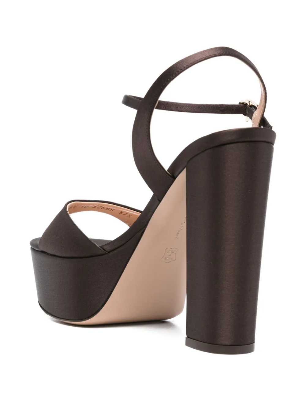 Gianvito Rossi 85mm Marlena sandals Brown