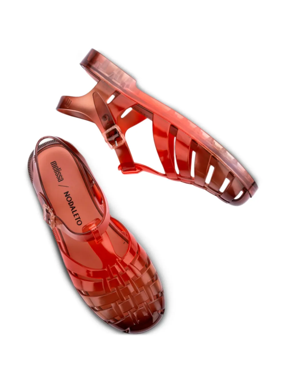 Melissa x Nodaleto Possession sandals Red