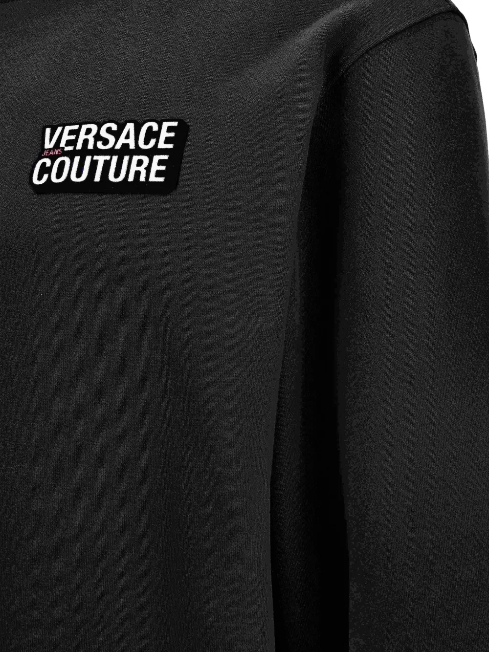 Versace Jeans Couture Sweater met logopatch Zwart