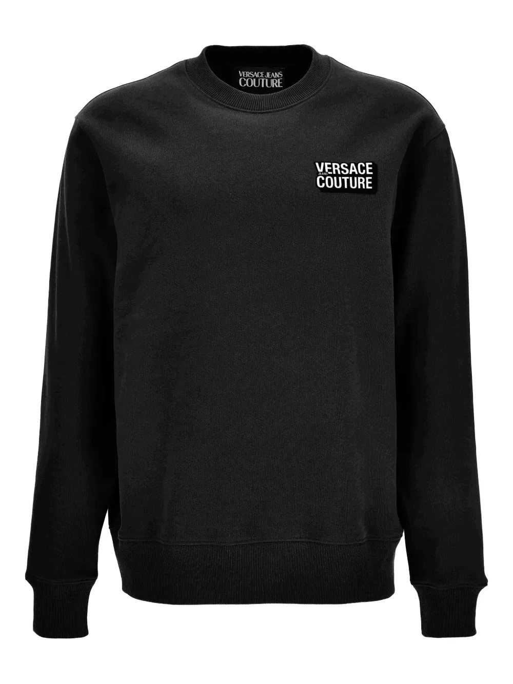 Versace Jeans Couture Felpa con applicazione - Nero