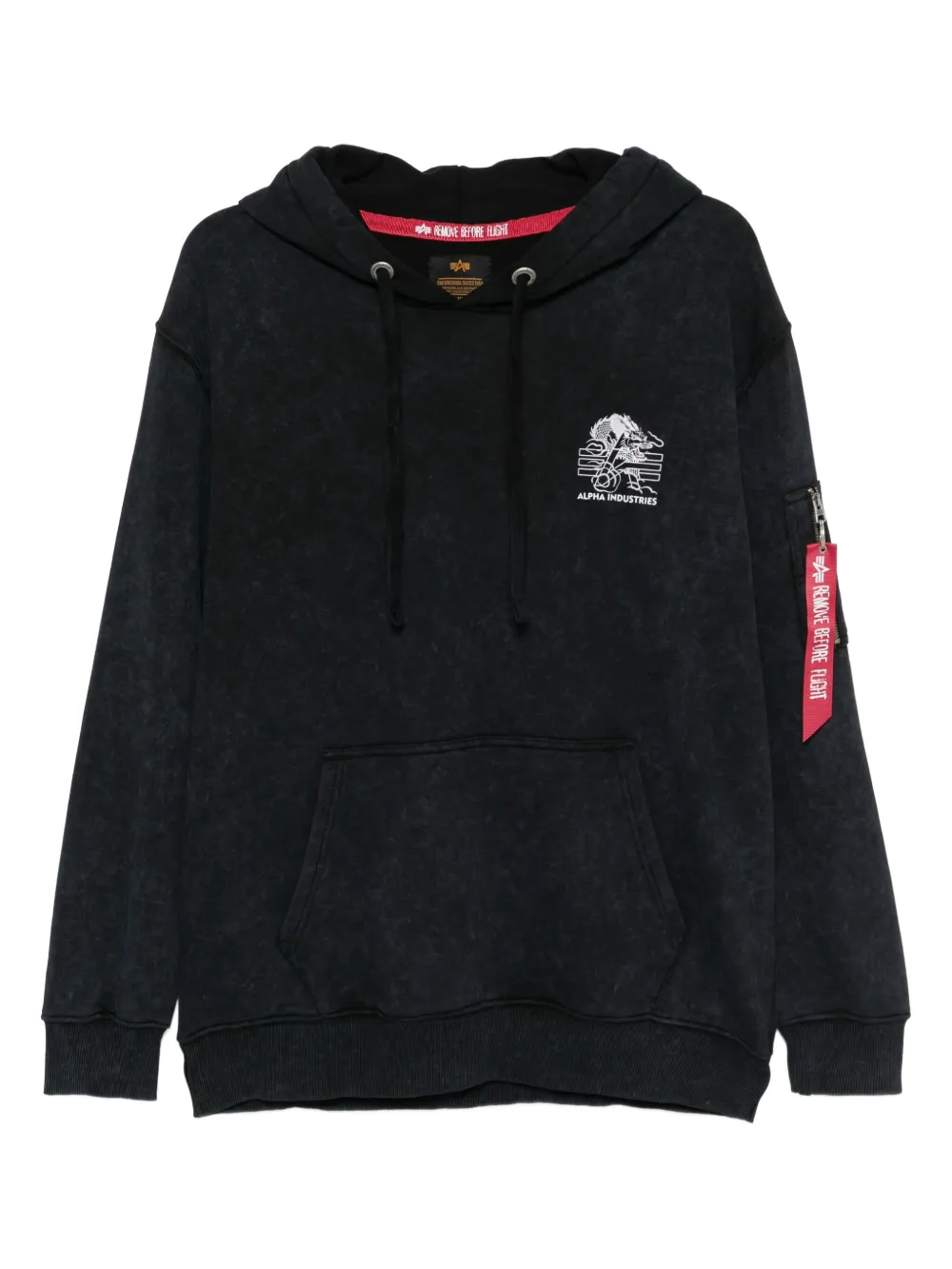 Alpha Industries Unform Army hoodie Zwart