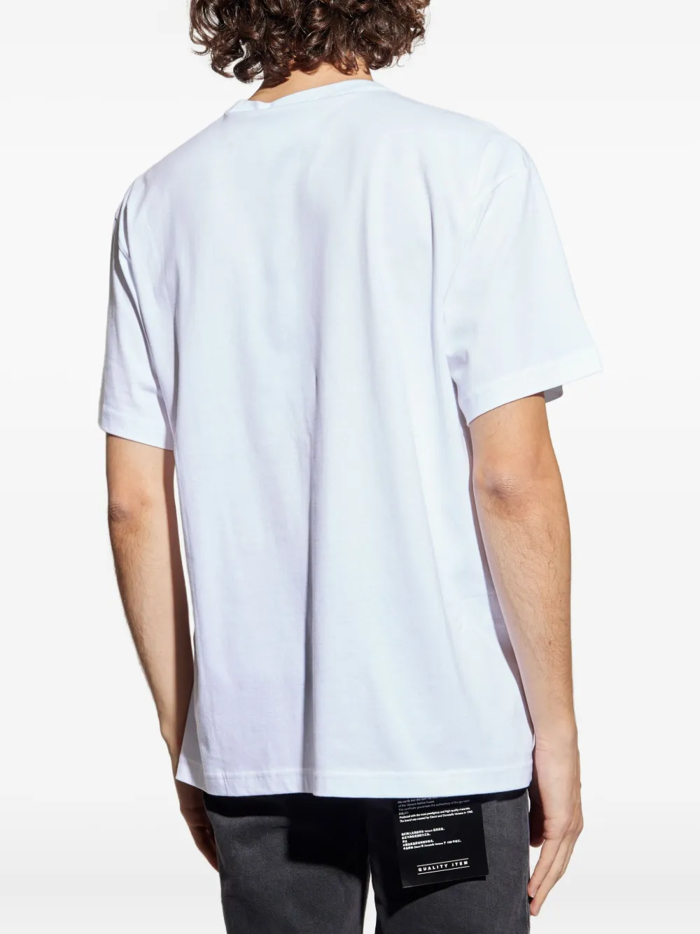 Versace Jeans Couture logo-print T-shirt Wit