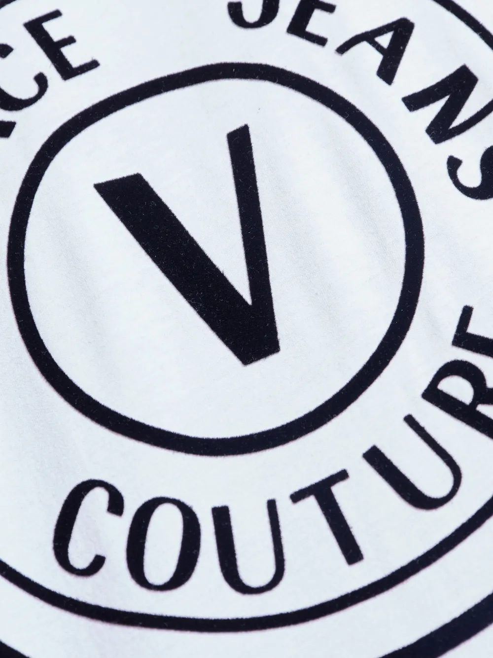 Versace Jeans Couture logo-print T-shirt Wit