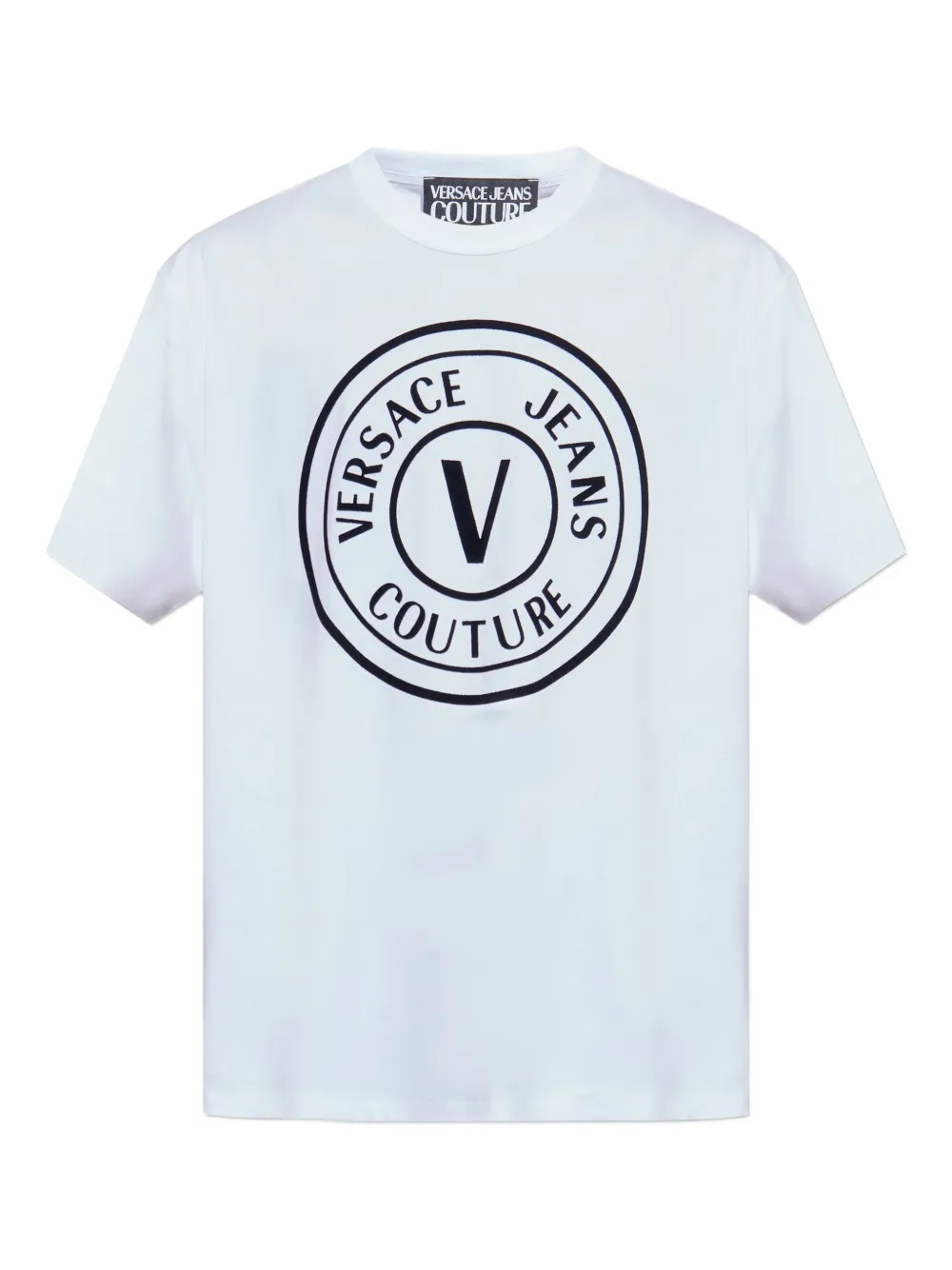 Versace Jeans Couture logo-print T-shirt - ホワイト Versace Jeans Couture logo-print T-shirt - ホワイト