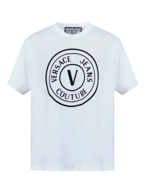 Versace Jeans Couture playera con logo estampado