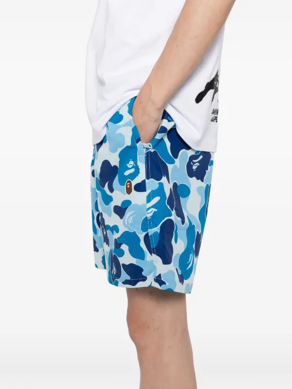 A BATHING APEショートパンツ A BATHING APE® グラフィック ショートパンツ | ブルー