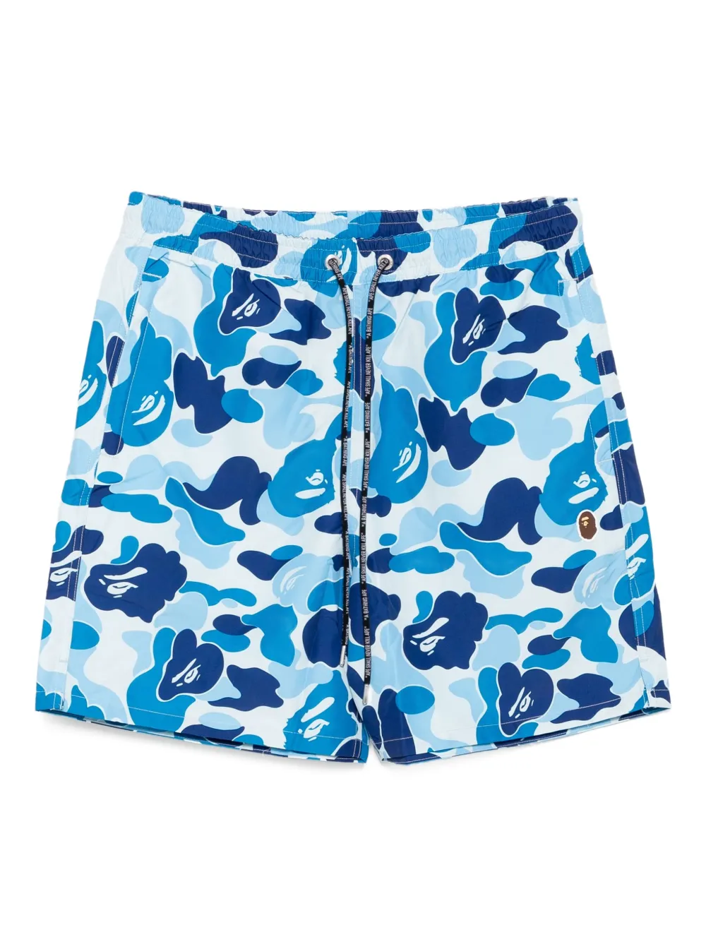 graphic-printed shorts