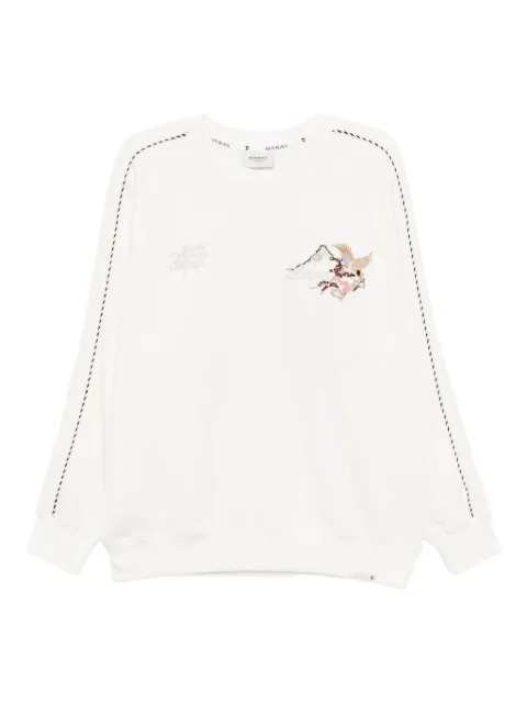 BAPE BLACK *A BATHING APE® logo-embroidered sweatshirt