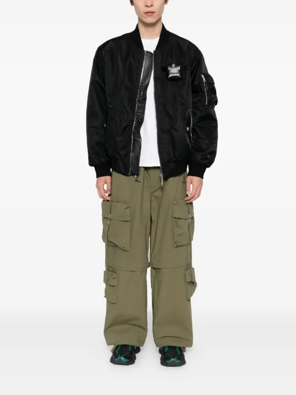 BAPE BLACK *A BATHING APE® ワイド カーゴパンツ | グリーン