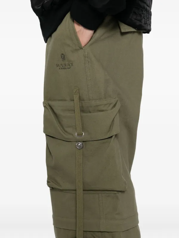 BAPE BLACK *A BATHING APE® ワイド カーゴパンツ | グリーン