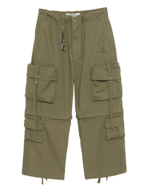 BAPE BLACK *A BATHING APE® cargo wide-leg trousers