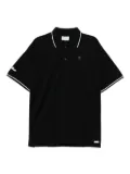 BAPE BLACK *A BATHING APE® logo-embroidered polo shirt