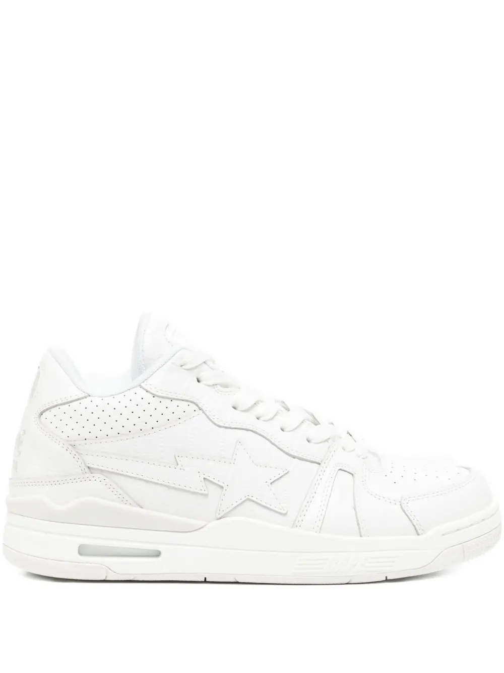 A BATHING APE hi-tops trainers White