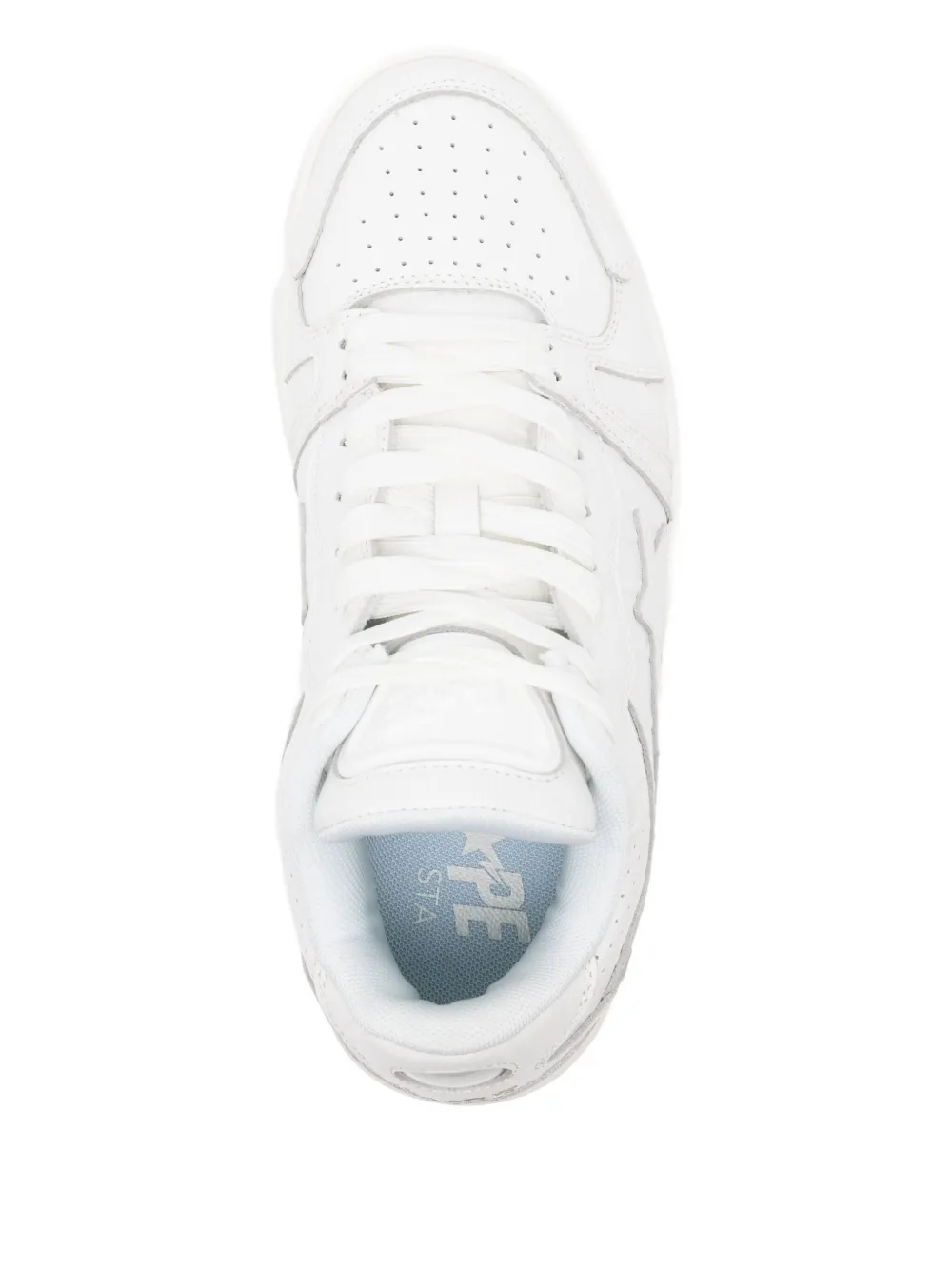 A BATHING APE hi-tops trainers White