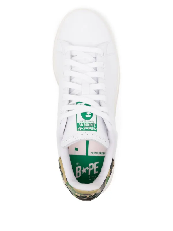 A BATHING APE® x Adidas Stan Smith Trainers White FARFETCH IN