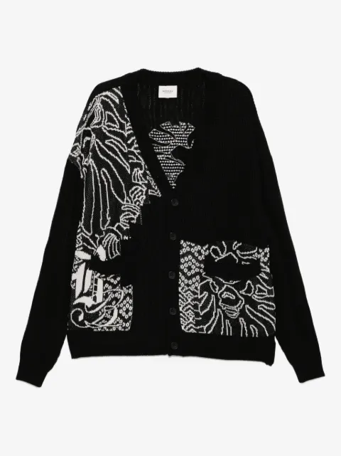 A BATHING APE® graphic-print cardigan