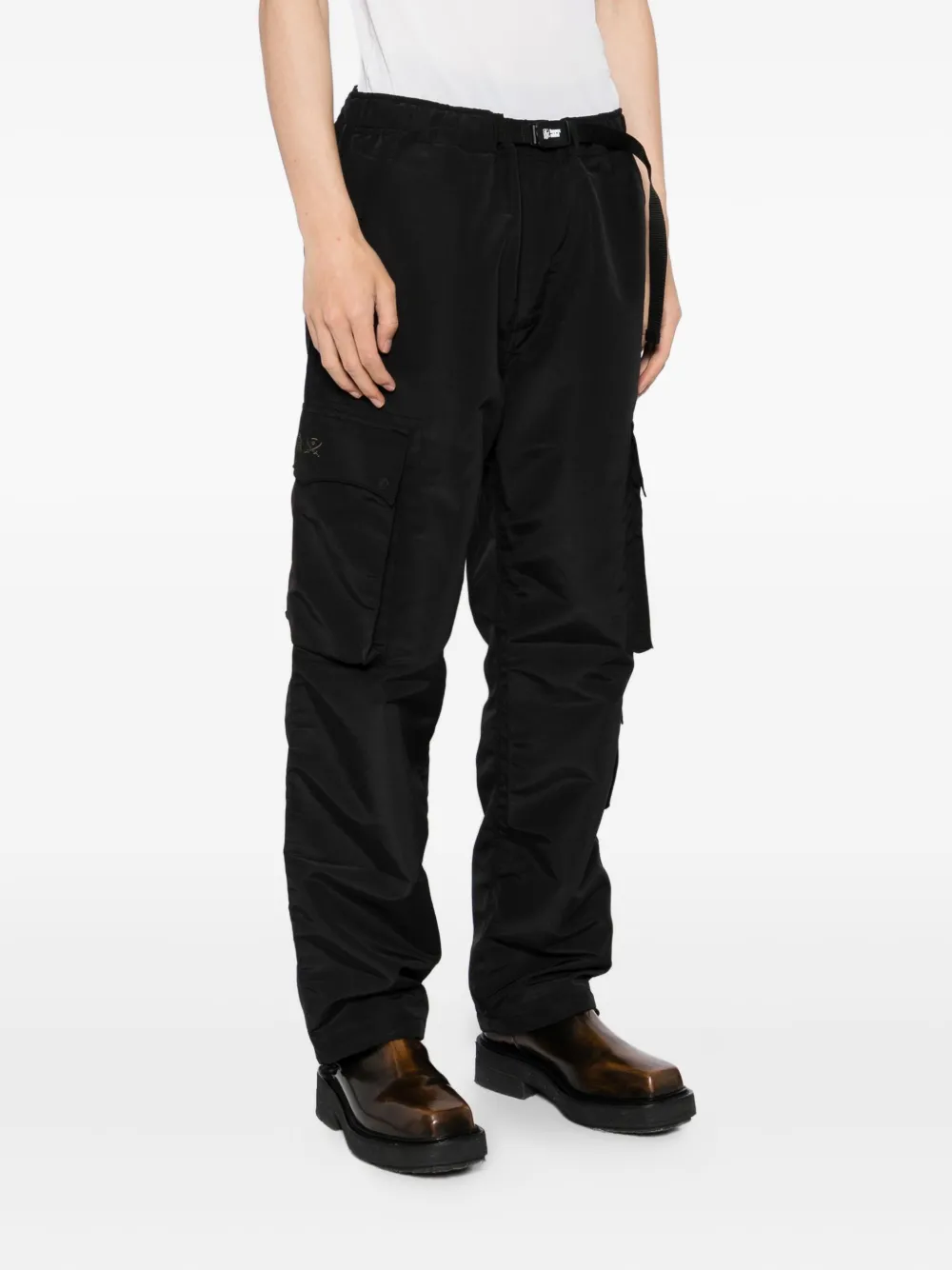 A BATHING APE Broek met elastische tailleband Zwart
