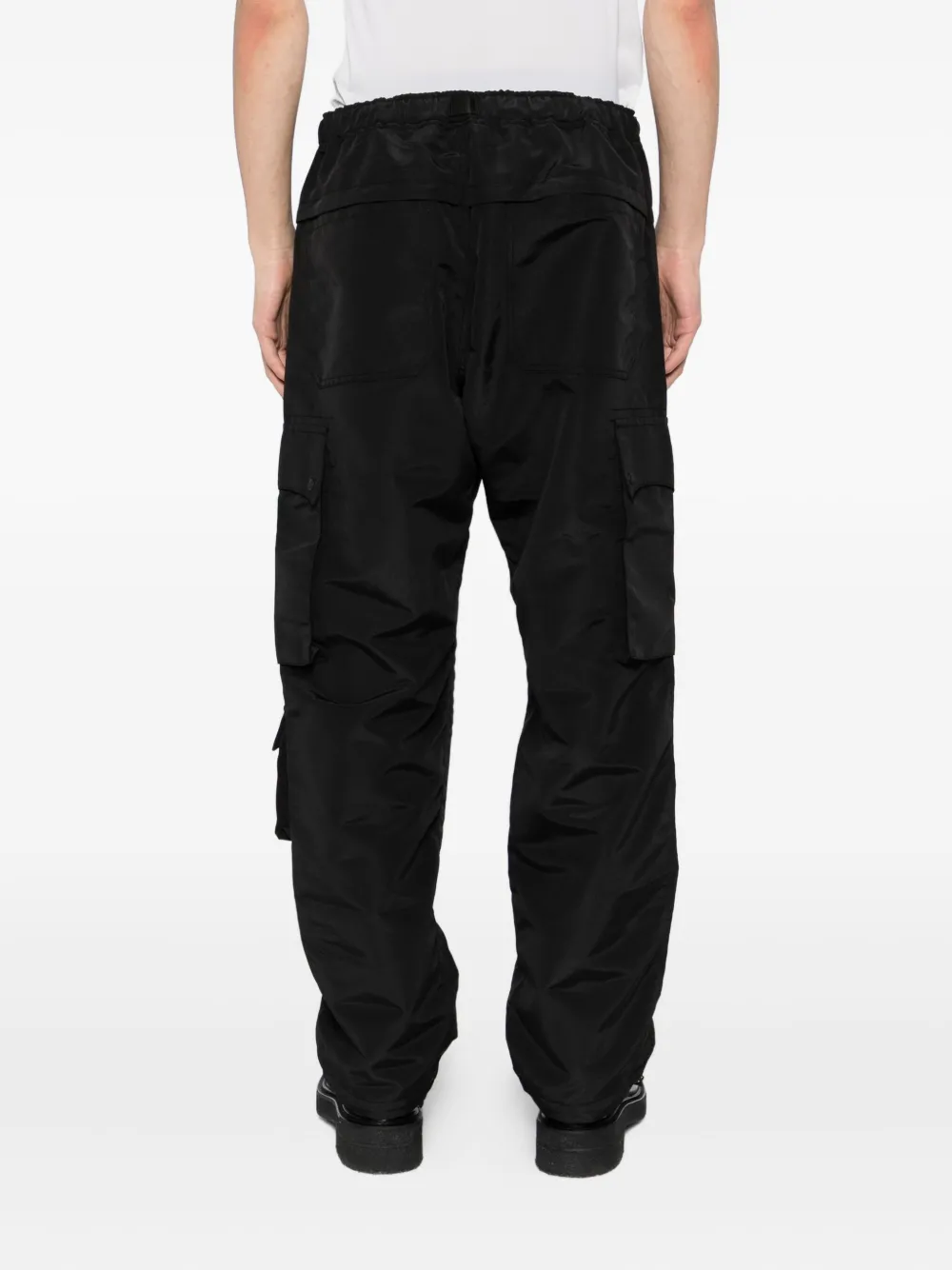 A BATHING APE Broek met elastische tailleband Zwart