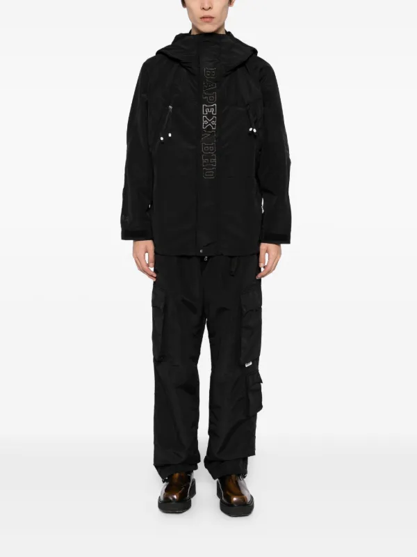 A Bathing Ape ブラックパンツ A BATHING APE® Shark Track Pants | Black | FARFETCH