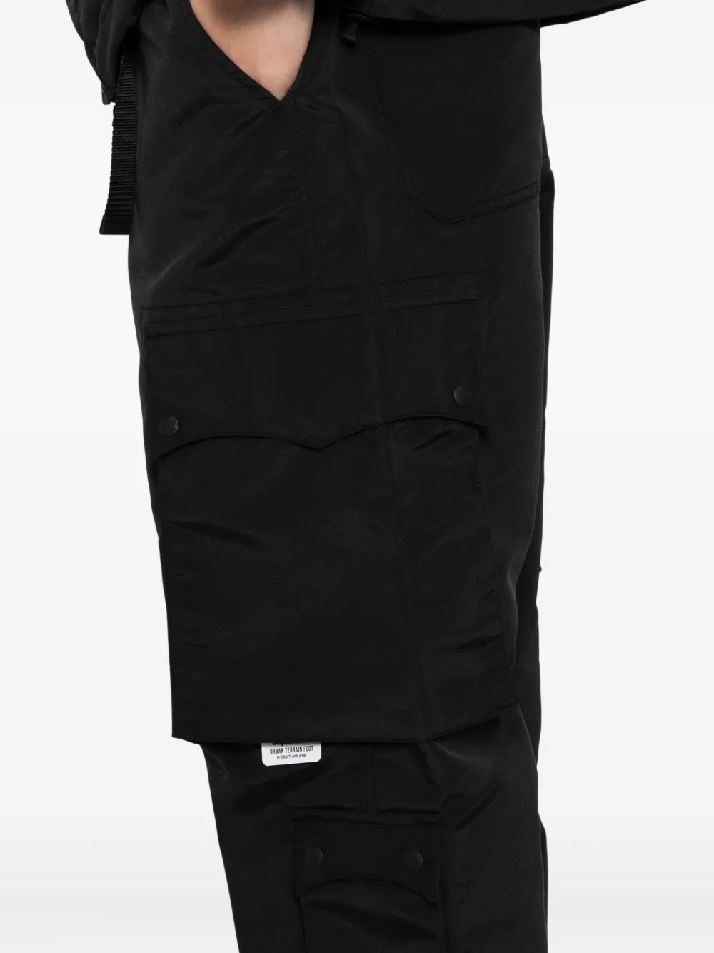A BATHING APE Broek met elastische tailleband Zwart