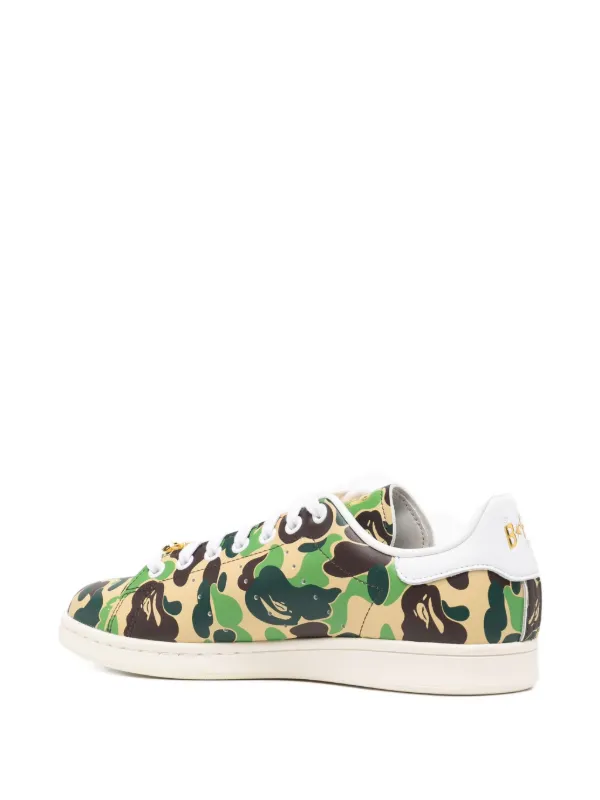 A BATHING APE® x Adidas Stan Smith スニーカー | グリーン | FARFETCH JP
