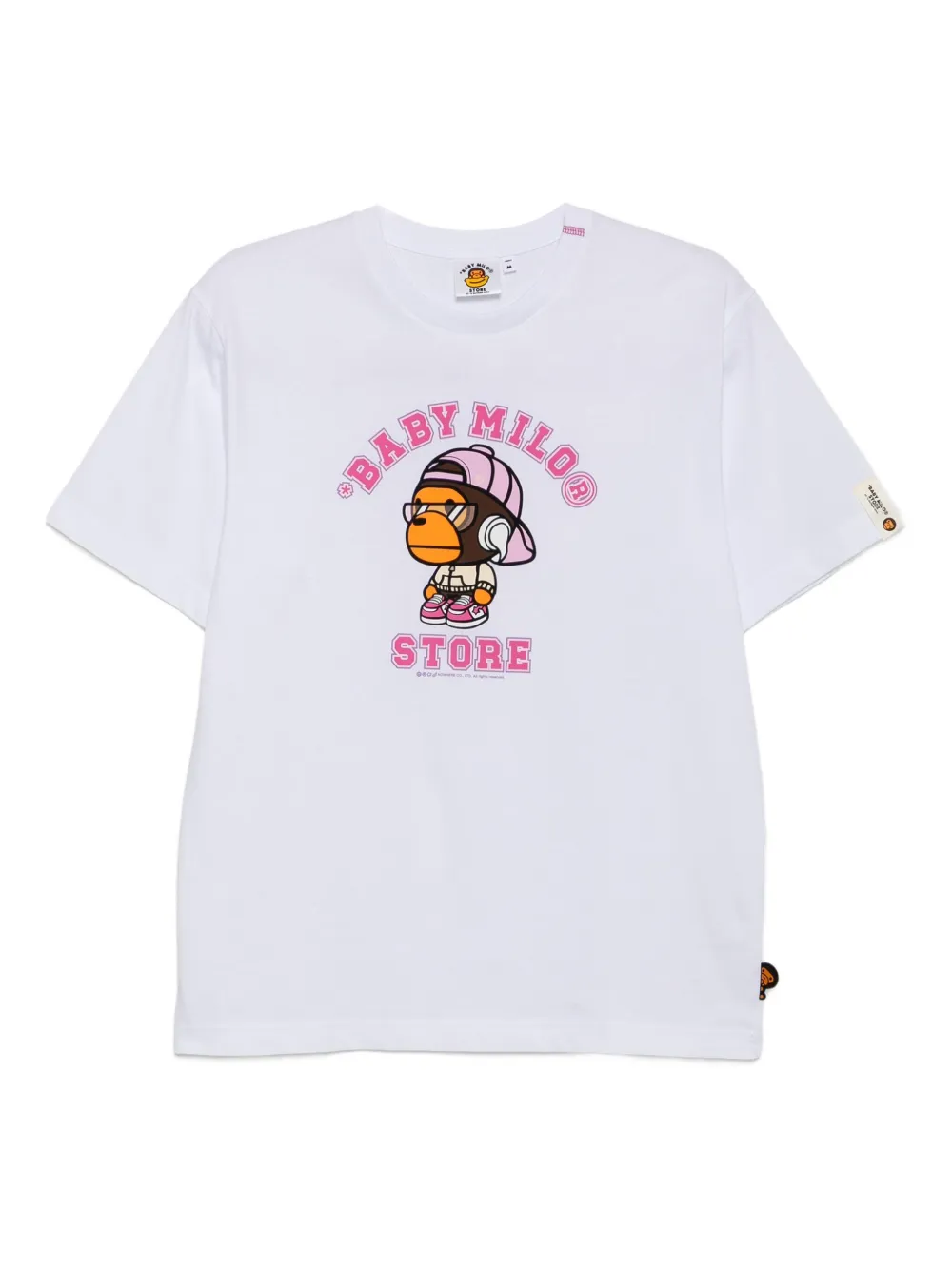 *baby Milo® Store By *a Bathing Ape® Graphic-print T-shirt In Neutral